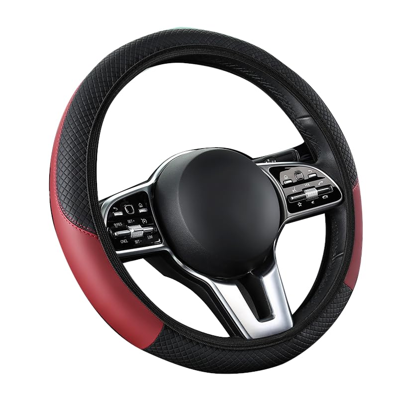 レザー ブラック ワインカバー ハンドル付き Amazon | ハンドルカバー ステアリングカバー クレスタ JZX81 車 PU